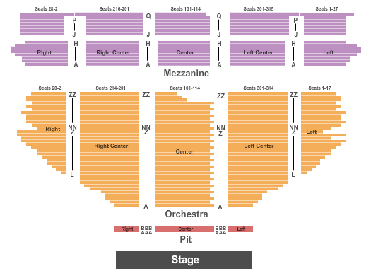 Hollywood Pantages Theatre Kimberly Akimbo Seating Chart
